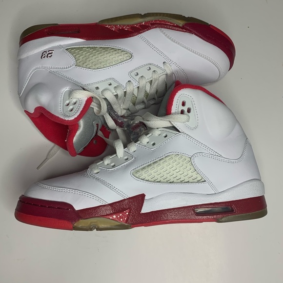 Air Jordan 5 legacy red size 7y - Picture 7 of 8
